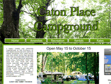 Tablet Screenshot of catonplacecampgrounds.com